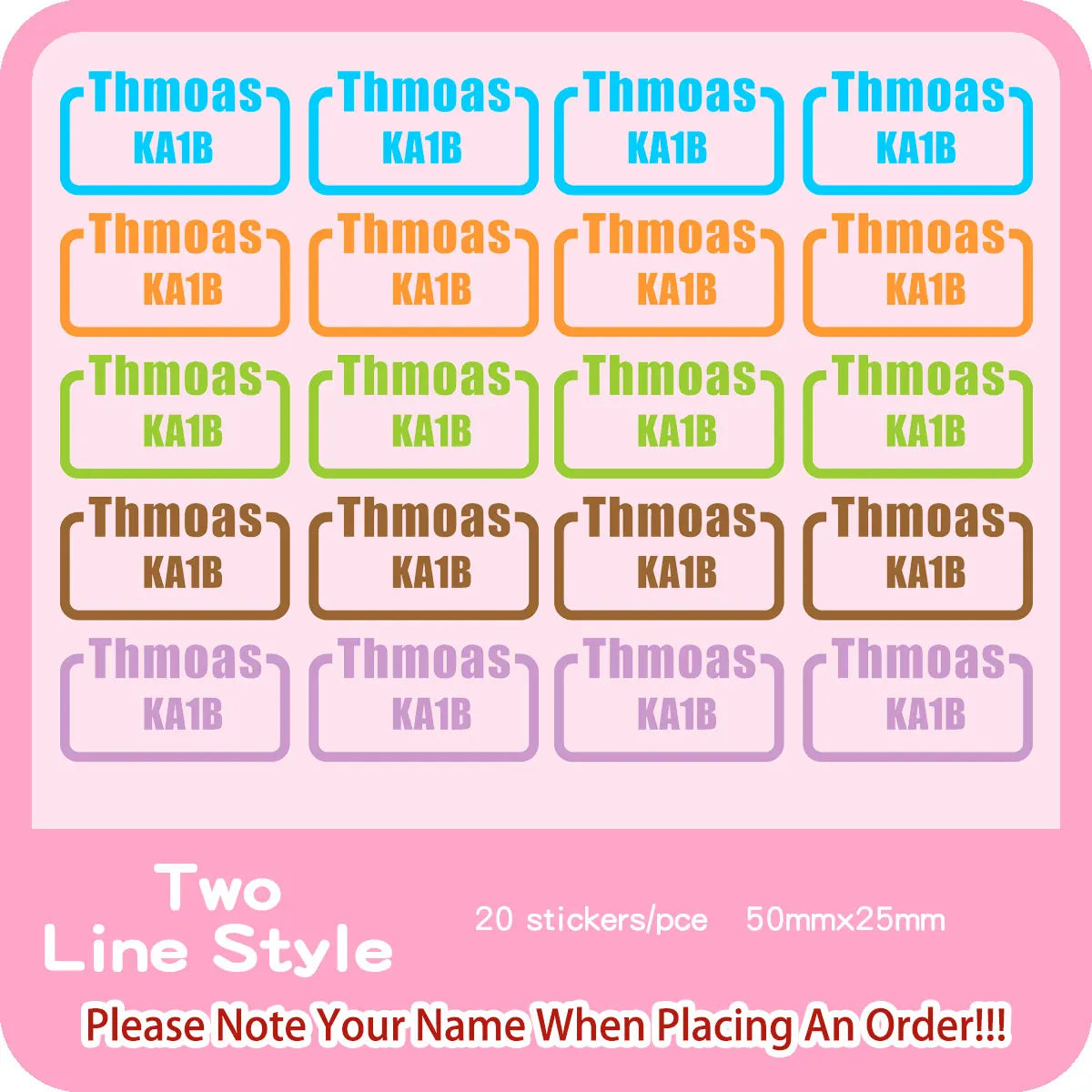 Custom Heat Transfers Name Sticker Personalized Washable Clothes Ironing Stickers Iron-on Labels Fabric Clothing Babysuit Tags