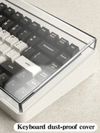 Acrylic Mechanical Keyboard Dust Cover New Mechanical Gaming Keyboard 104 Keys Mouse Protection Transparent Cover