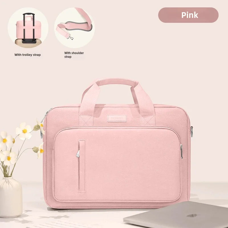 Laptop Bag Case 13.3 14 15.6 17.3 Inch Waterproof Notebook Bag for Macbook Air Pro 13 15 Computer Shoulder Handbag Briefcase Bag