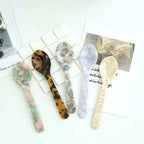 Colorful Acrylic Ice Cream Spoons Coffee Caviar Stirring Spoons Dessert Teaspoons Kitchen Tableware Craft Tools