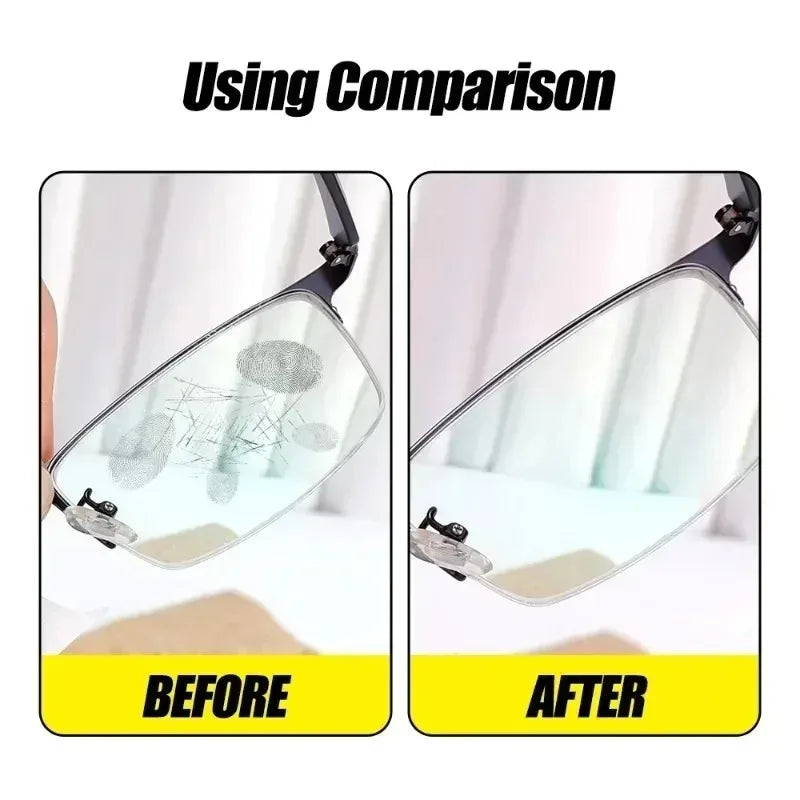 200-10Pcs/Box Glasses Cleaner Wet Wipe Disposable Anti Fog Misting Dust Remover Cleaning Lens Wipes Sunglasses Phone Screen