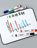 4 Colors Dry Erase Whiteboard Marker Pen Blackboard Erasable Chalk Pens Low Odor White Board Markers Office School Stationery