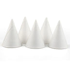 200Pcs 3.7Oz/4.5Oz White Paper Cone Cups Leakproof Coated Snow Cone Cups 200 Count Thicken Disposable Paper Cups Ice Cream