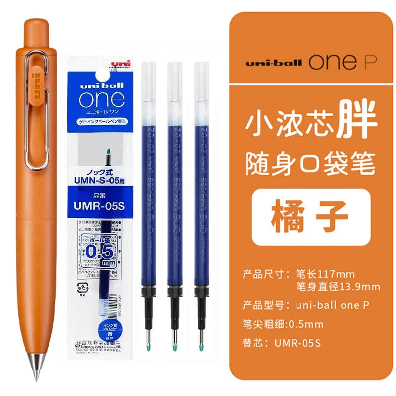 Uni Uniball One P 1pcs Gel Pen Japan Original New Stationery UMN-SP 0.5 Mini Pocket Pen Cute Portable Writing,Record Neutral Pen