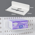 Neat Plastic Pegboard  Desk Organizer with Multiple Accessories for Home Office, Craft Room and Garage Display
