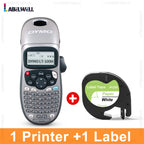 Dymo Label Printer LT100H LT-100H Inkless Label Maker Handheld Label Machine with Dymo 12mm LT Tape or 5PK 91201 91200 Label