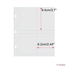 A5 3 Ring Binder Kpop Photocards Holder Photo Album Pocket Sleeves Clear Photo Card Collect Book Loose-leaf Binder Sheet Inserts