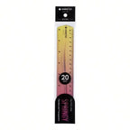 20cm/15cm Flexible Soft Ruler Gradient Rainbow Color Style Dual Unit Measurement in Cm and Inch  for Office Students School Use