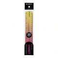 20cm/15cm Flexible Soft Ruler Gradient Rainbow Color Style Dual Unit Measurement in Cm and Inch  for Office Students School Use