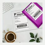 4x6Inch Shipping Labels Paper Fold Sticker Printer 100x150mm 100/500 PCS All-Purpose Sticker Paper For DHL UPS Express Barcode