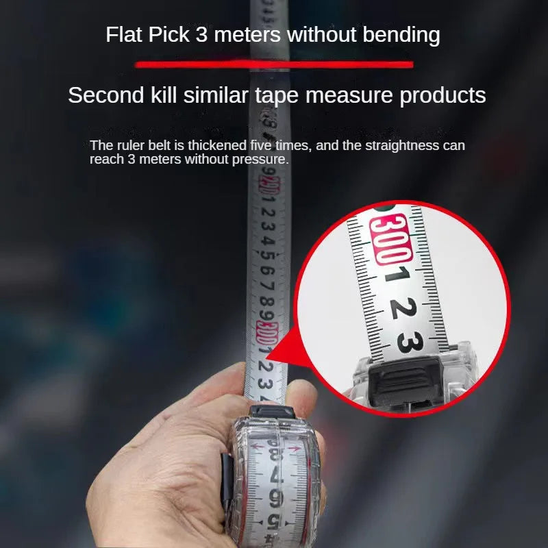 5/7.5/10 Meters High Precision Double Sided Graduated Tape Measure with Thickened Anti Drop and Wear-Resistant Steel Tape Measur