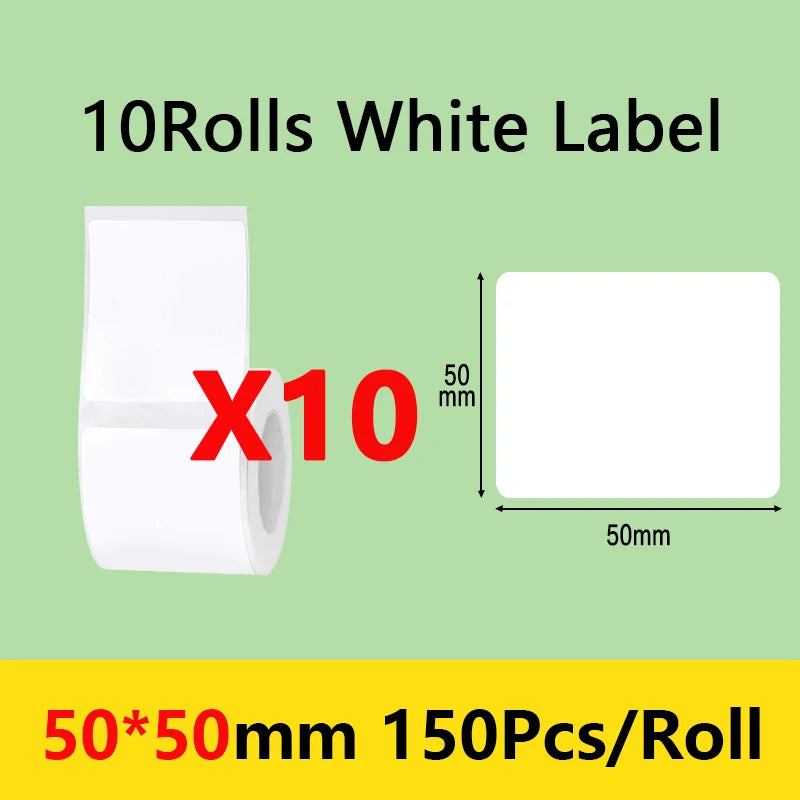 Niimbot B21/B1/B203 Mini Bluetooth Thermal Printer Anti-Oil Sticker Waterproof Adhesive Label Paper For Office Tag Labels Maker