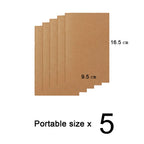 5pcs/lot Replace Note Books 100GSM Journal Inner Paper 4 Sizes 64 Pages Inserts Blank Grid Lineds A5 Notebooks Back to School