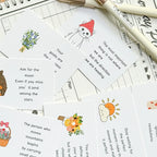 Mr Paper, 90 Inspirational Affirmation Cards Student Stationery Supplies kawaii stationery cardstock paper affirmation cards