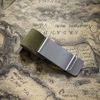 Metal Leather Pen Holder Brass and Stainless Steel Pencil Clip for Genuine Leather Notebook Journal Diary