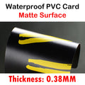 100-1000pcs Custom PVC Business ID Card Own Design Logo Name Plastic Waterproof Double Side Glossy Matte Thank You 85.5*54mm