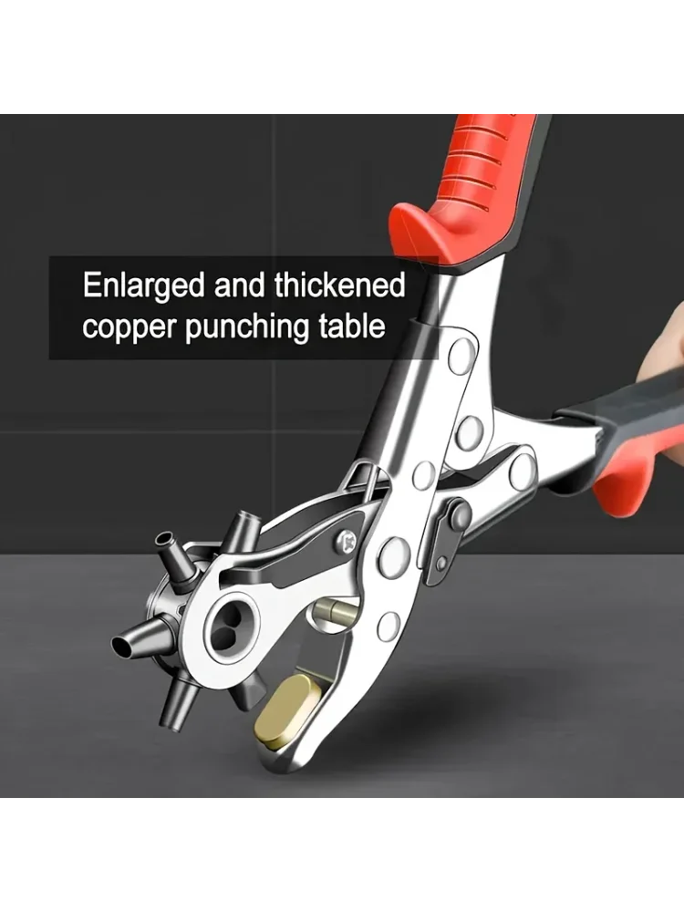 Leather Hole Punch Leather Tools Multifunctional Ordinary Carbon Steel Belt Puncher Punching Tool Belt Hole Puncher Crafts Tool