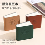 3pcs/set Colorful Mini Drawing Books Square Watercolor Sketchbook Thick Paper Drawing Books Study Art Art Supplies