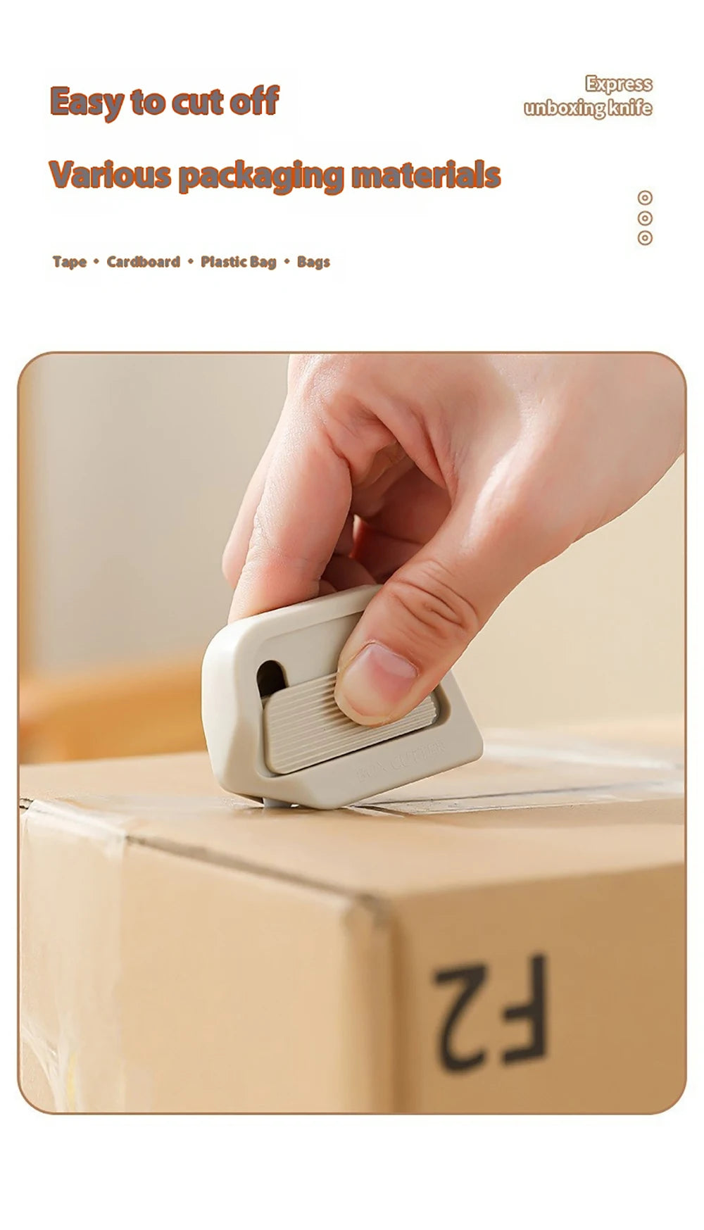 Automatic Retractable Box Cutter Office Supply Stationery Knife School Supplies Letter Opener Cutters Desk Pretty Envelope Paper