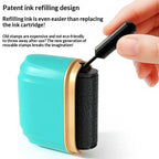 Anti Leakage Info Coverage With 3 Capsule Printing Ink Rolling Type Stamping Garbled Characters Privacy Seal Express Delivery