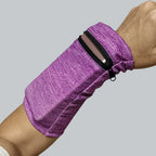 1pc Black Storage Bag for Neutral Wrist Supports Suitable for Fitness Running,Featuring a Zipper,Sweat-Absorbing Wrist Support ﻿