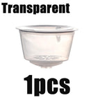 1/3/5/10pcs Reusable Coffee Capsules Filter Cup Dispenser for Nescafe Dolce Gusto Refillable Coffee Capsules Pod Compatible Kit