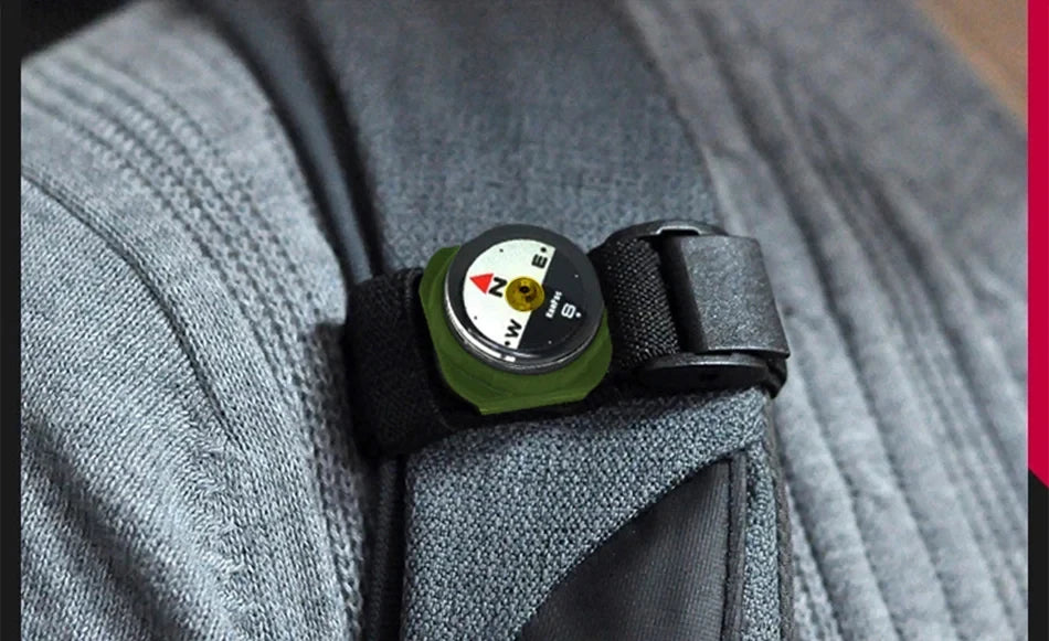 KANPAS Watch Band Compass Wrist Strap Compass Waterproof Mini Luminous  Magnetic for Outdoor,Camping,Hicking,Survival