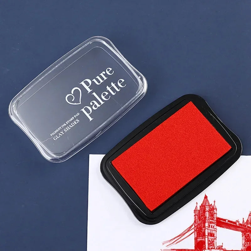 12 Colors Large Size Vintage Inkpad for Stamp DIY Crafts Scrapbooking Ink Pads Rubber Wooden Stamps Paper Inkpads Paper Decor