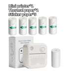 Dolewa D3 Portable Printer Thermal Paper Stickers Paper Mini Printers Labels Maker Printer for Error Printing Photo Printing