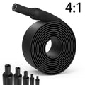 Φ4mm-Φ24mm Heat Shrink Tubing-4:1 Ratio Dual Wall Adhesive Lined Shrinkable Wire Wrap Tube Waterproof Industrial Black