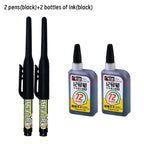 Lot 45mm Waterproof Long Head Nib Deep Hole Markers Pen Tile Carpenter Pen Multi-purpose for Woodworking Black/Blue/Red Ink
