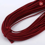 2mm Colorful High-Quality Round Elastic Band Round Elastic Rope Rubber Band Elastic Line DIY Sewing Accessories 5meters