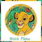 Lion King Birthday Party Decoration Lion Disposable Dinnerware Tablecloth Cup Plate 3D Balloon for Kids Baby Shower Supplies
