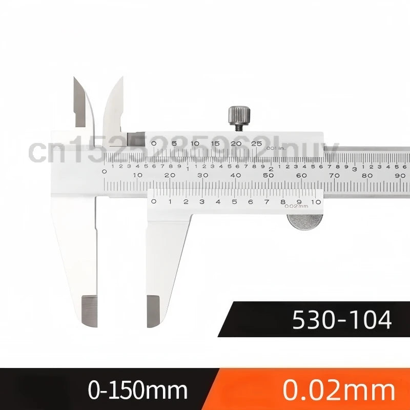 CNC Vernier Calipers 530-104 0-150mm 300mm Stainless Steel Inside Outside Depth Step Measurements Metric 6" 0-200mm Range