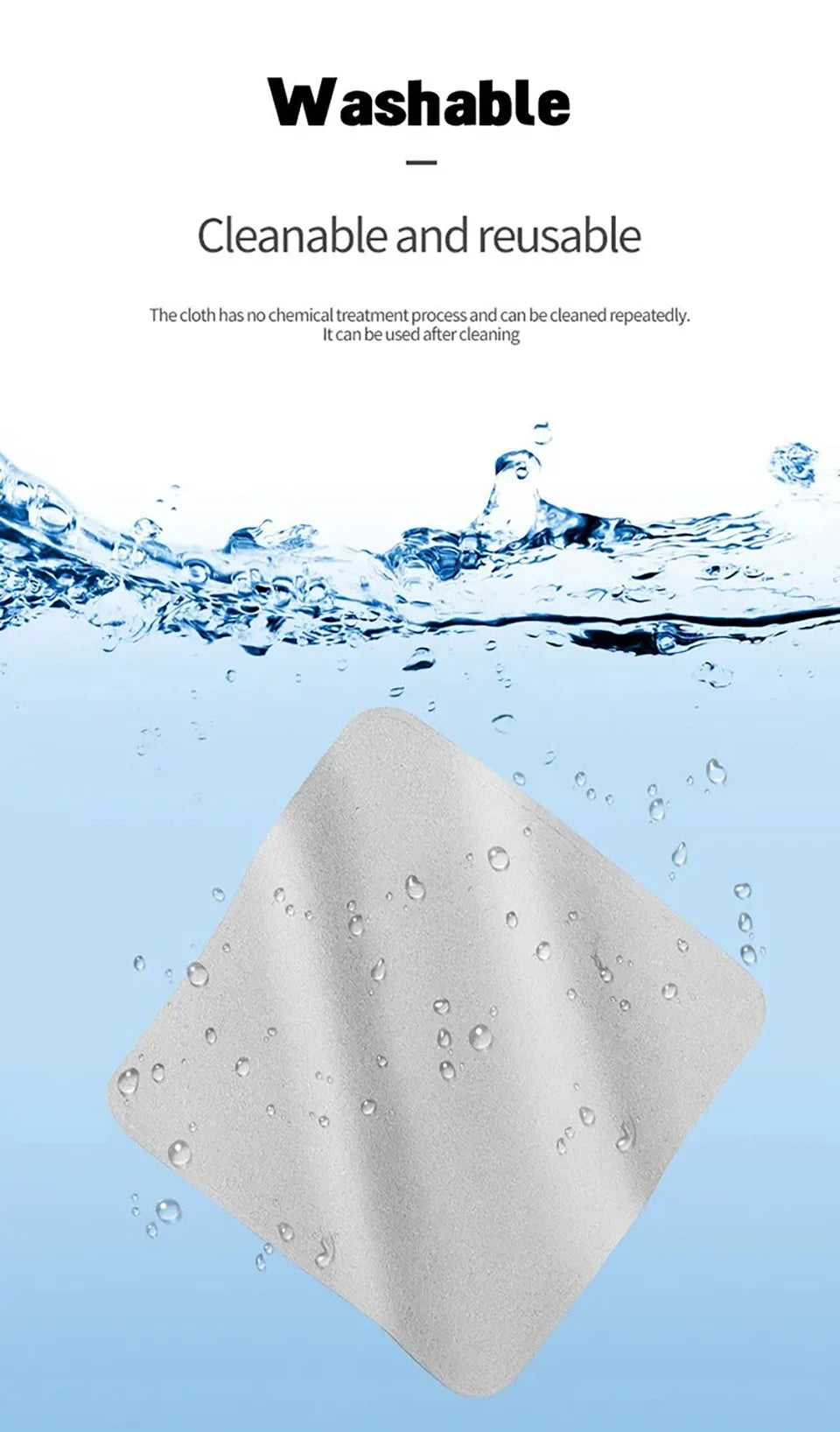 Polishing Cloth For Apple iPhone Nano-Texture Screen Cleaning Cloth For iPad Tablet Macbook Watch Lens Display Wiping Cleaner