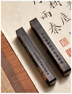 Traditional Chinese Sumi Ink Stick Black Color Inkstick Calligraphy Writing Painting Ink Bar Watercolor Fabric Paint Ink Block
