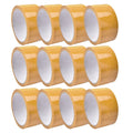 12 Rolls/Set Tape Packaging Tools Office Packing Supplies Waterproof Sealing PP Material Durable Can Be Written As Marking Tapes