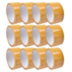 12 Rolls/Set Tape Packaging Tools Office Packing Supplies Waterproof Sealing PP Material Durable Can Be Written As Marking Tapes