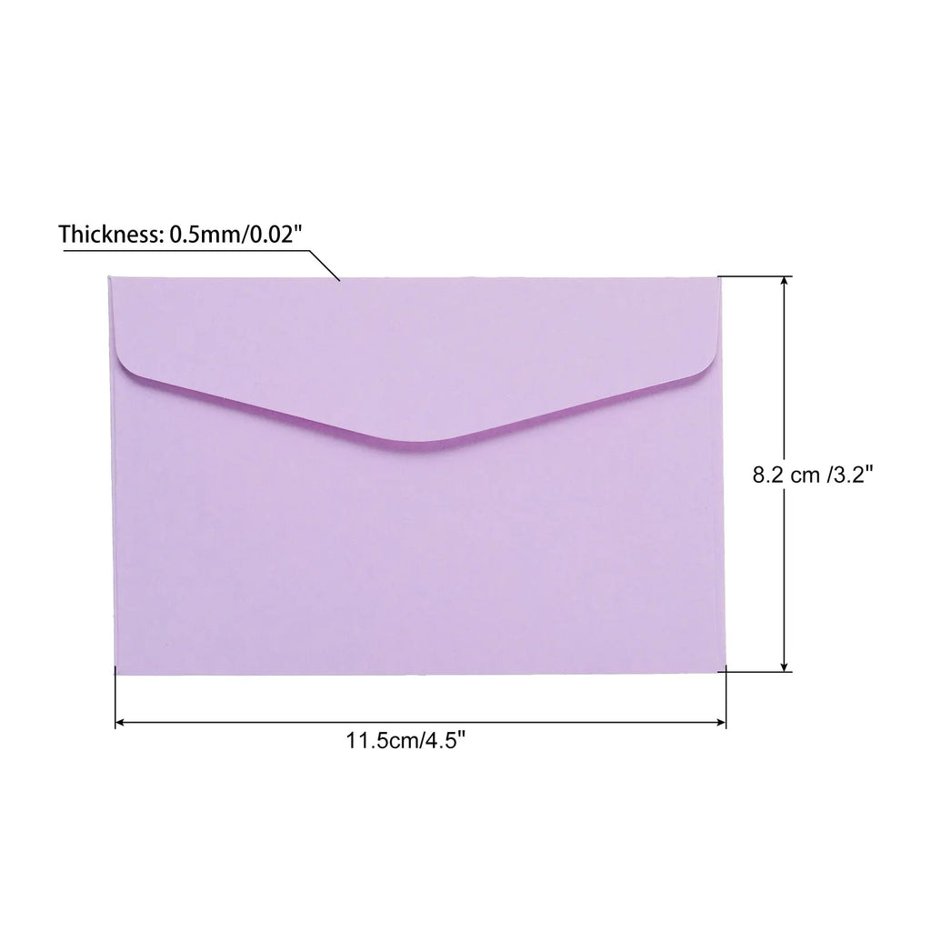 60Pcs 115x82mm Colorful Blank Mini Paper Envelopes Wedding Party Invitation Greeting Cards Gift Cover New Year Greeting Envelope