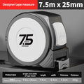 GREENERY 3/5/7.5M Meters Metric Tape Measure Self-Locking Steel Measuring Tape High Precision Wear-Resistant Construction Tools
