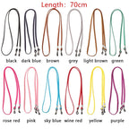 1PC Fashion New Design High Elasticity Sunglasses Lanyard Leather Strap Glasses Chain Cord Reading Glasses Strap Decoration