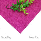 5Sheets 20*30cm Glitter Foam Paper Sparkles Paper for Children's Craft Activities DIY Cutters Handcraft Foam Paper Without Glue