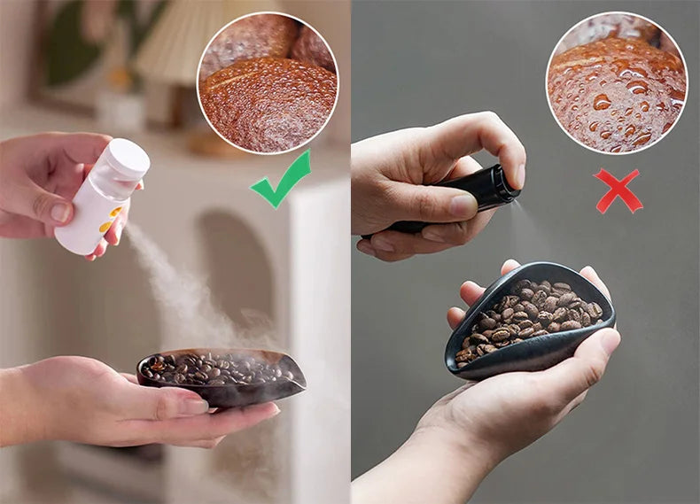 SearchPean Grinding Static Reducer Nano Sprayer Waking Coffee Beans Elimination Powder Residue Cleaner Rechargable USB ARIEL