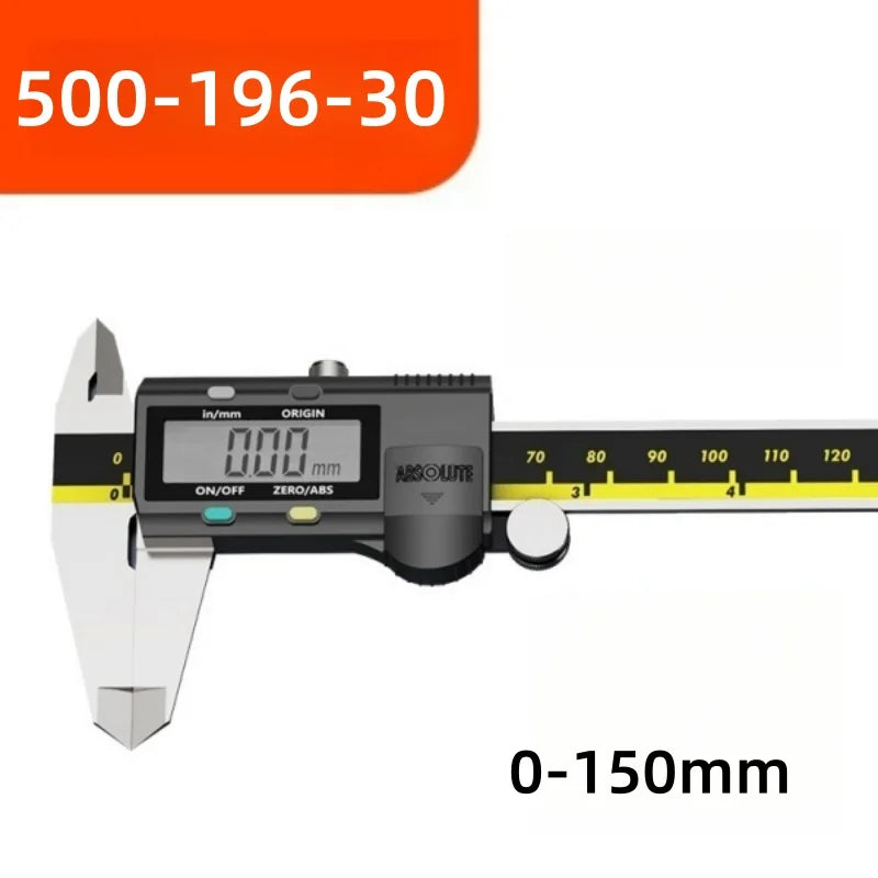 Digital Caliper 500-196-30 Digital Absolute .0005"/0.01MM Vernier Caliper 0-6" 150MM Measuring Tools Caliper Digital