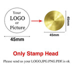 Custom Stamps Personalized Logo Metal Stamps Custom Wax Seals Stamps Customize Your Own Logo Gift Stamps Invitation Stamps