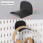 Desktop Standing Pegboard For Home And Office Use. Freely Combinable Accessories For Organizing Stationery.