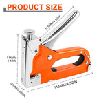 4 in 1 Staple Gun Kit U-shaped Nail Gun Heavy Duty Staple Gun with Stapler Remover and 1200pcs Staples Home Upholstery Fix Tools