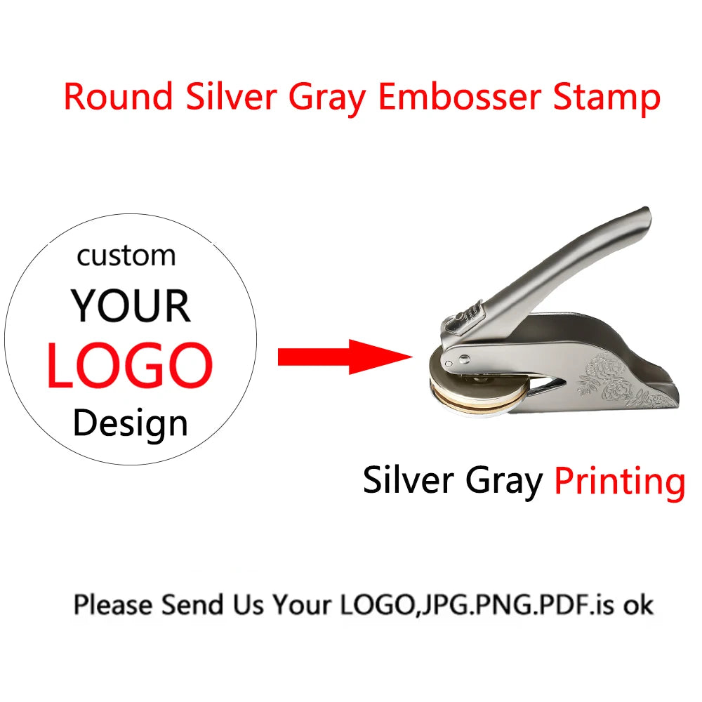 Embosser Stamp LOGO Customized Wedding Library Book Private Seals Customization Envelope Party Invitation Embossing Stamps DIY