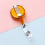 Retractable Steel Cord Pull Reel Keychains Spring Buckle Clasp Wire Rope Key Ring Recoil ID Card Holder Key Chain Multiple Tools