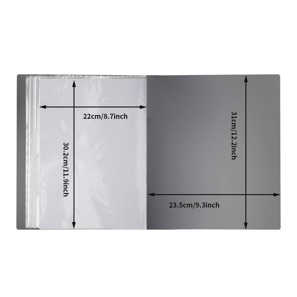 Eagle A4 Binder With Plastic Sleeves Display Book 60-Pocket Portfolio Folder ，Displays Photo Artwork Document and Certificates